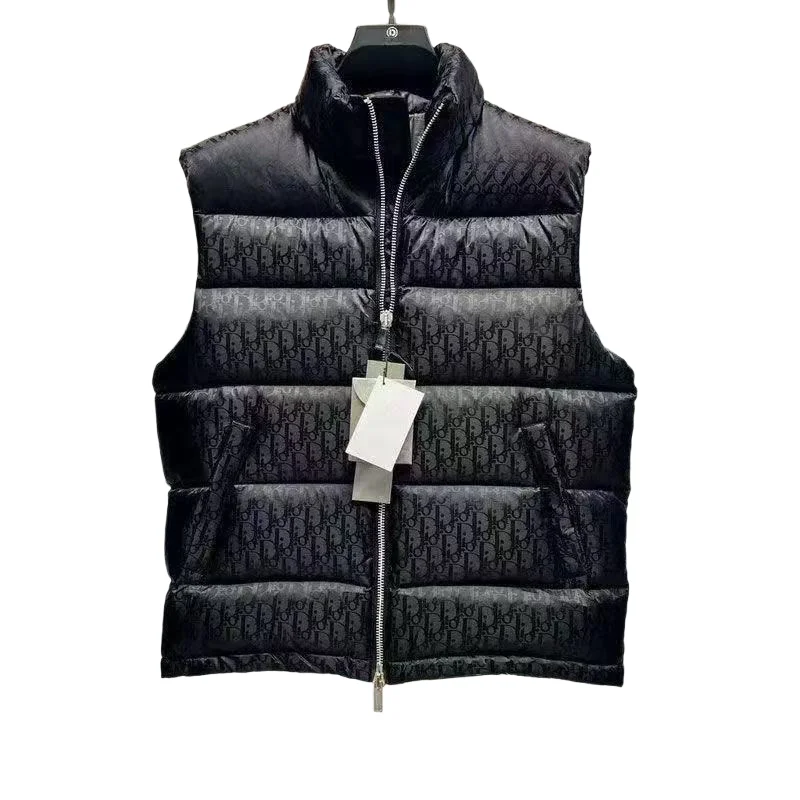 Dior Dior Classic Logo Black Puffer Vest Black