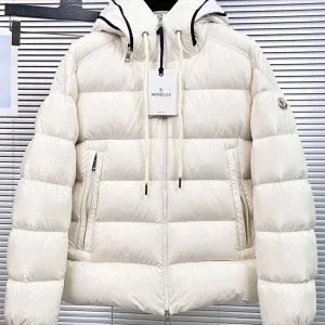 Moncler Maya سترة بيضاء منتفخة