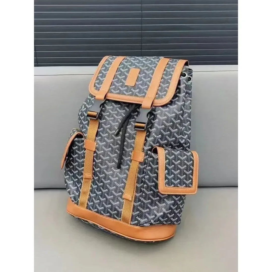 Goyard YARD Backpack Grey/Tan