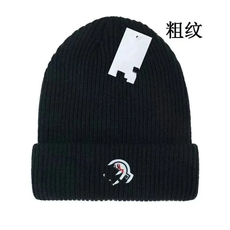 Moncler Moncler Black Wool Beanie Cap Black
