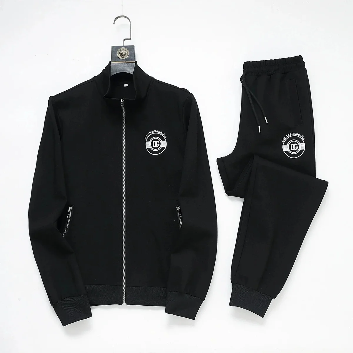 Dolce & Gabbana Dolce & Gabbana D&G Family All Black Tracksuit Black