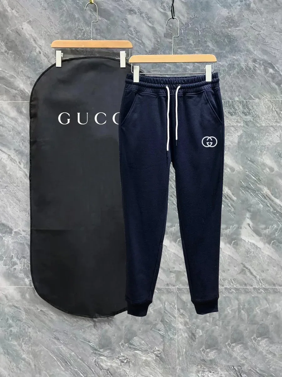 Gucci Gucci Interlocking G Navy Jogger Pants Navy