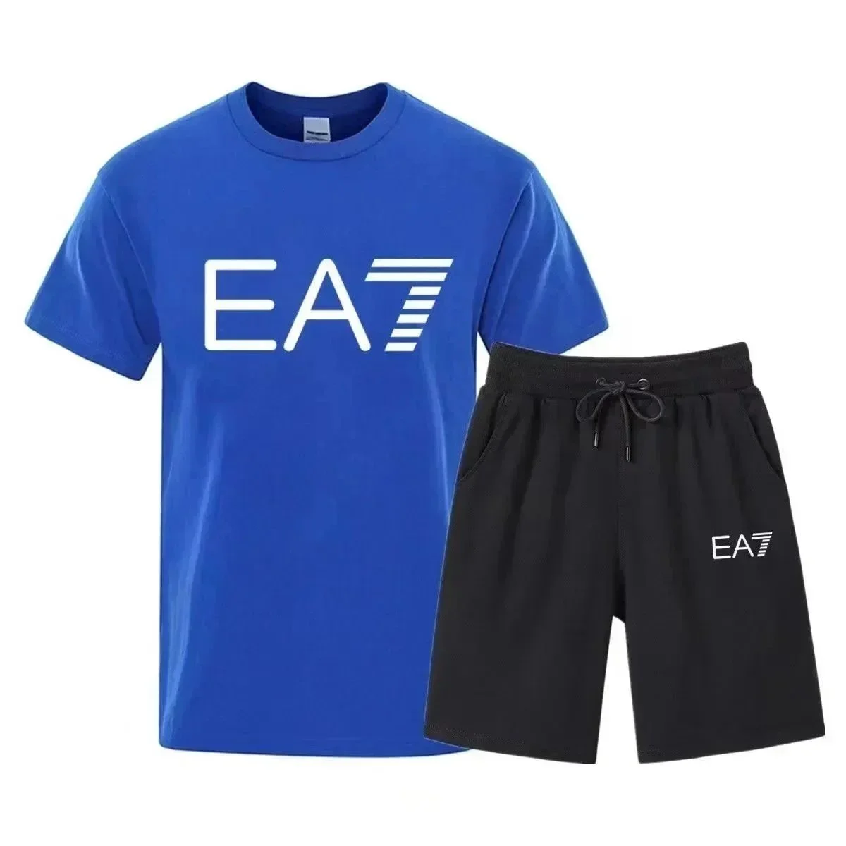 Armani Exchange Armani Exchange EA7 Blue/Black Co-ord Set Blue