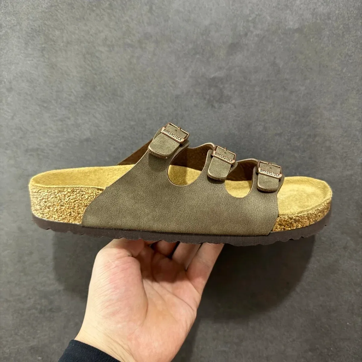 Birkenstock Birkenstock Arizona Olive Sandals Brown