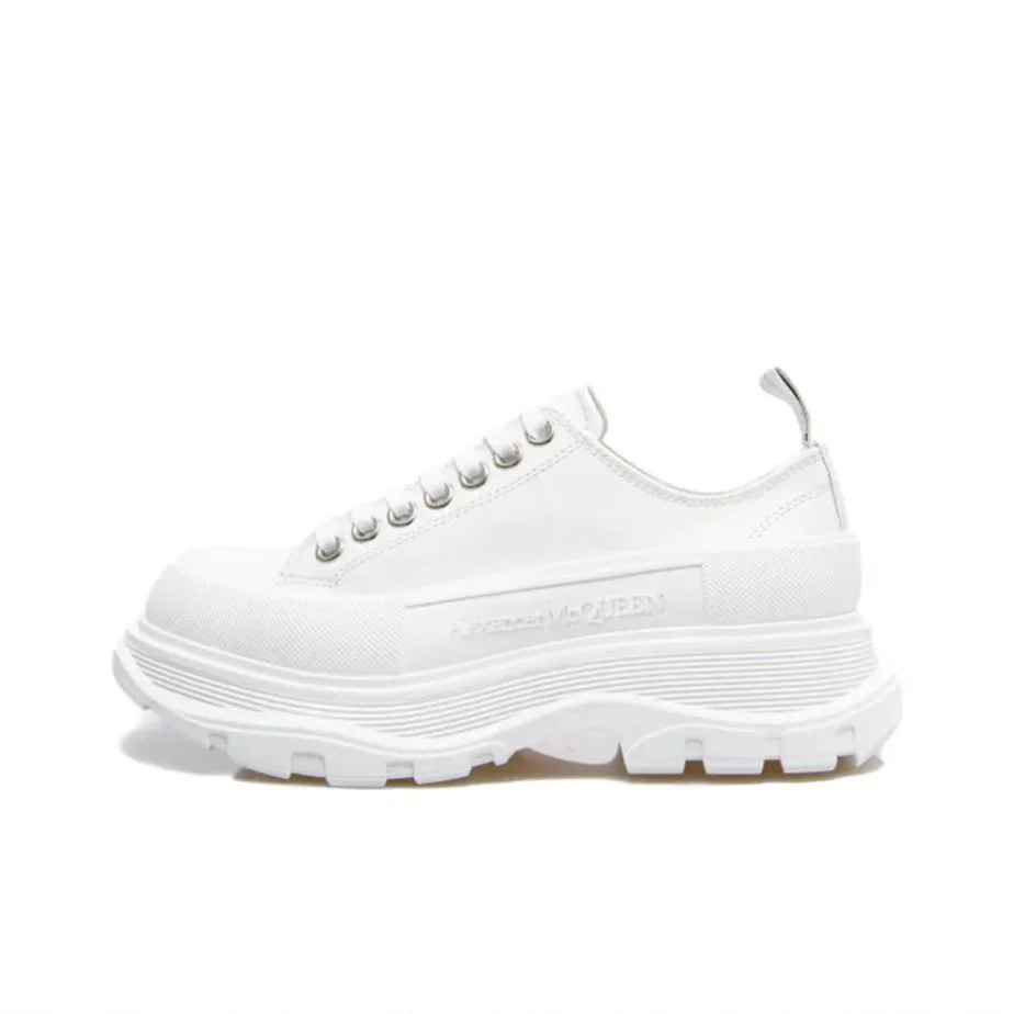 Alexander McQueen Alexander McQueen Tread Slick Triple White Sneakers White - 1