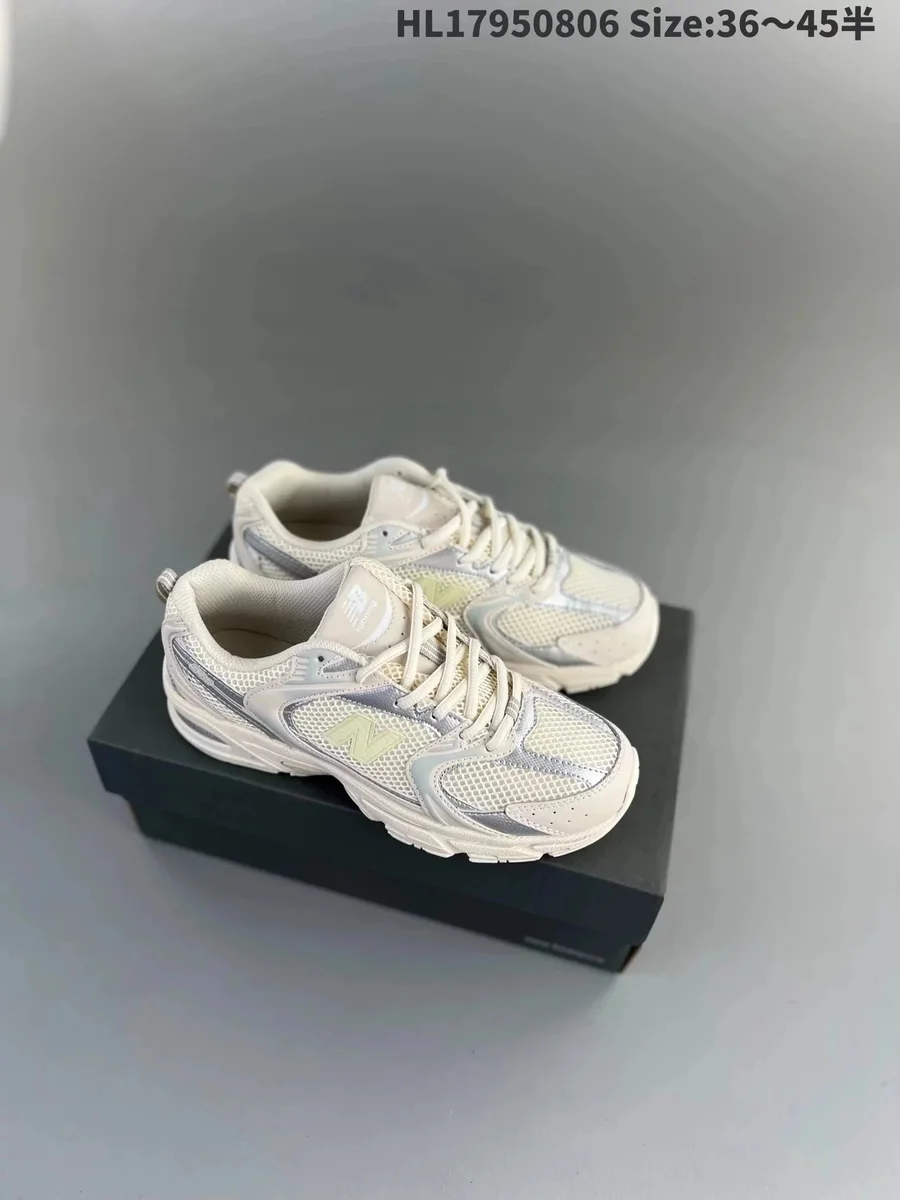 New Balance New Balance 590 Cream & Silver Sneakers Cream - 1