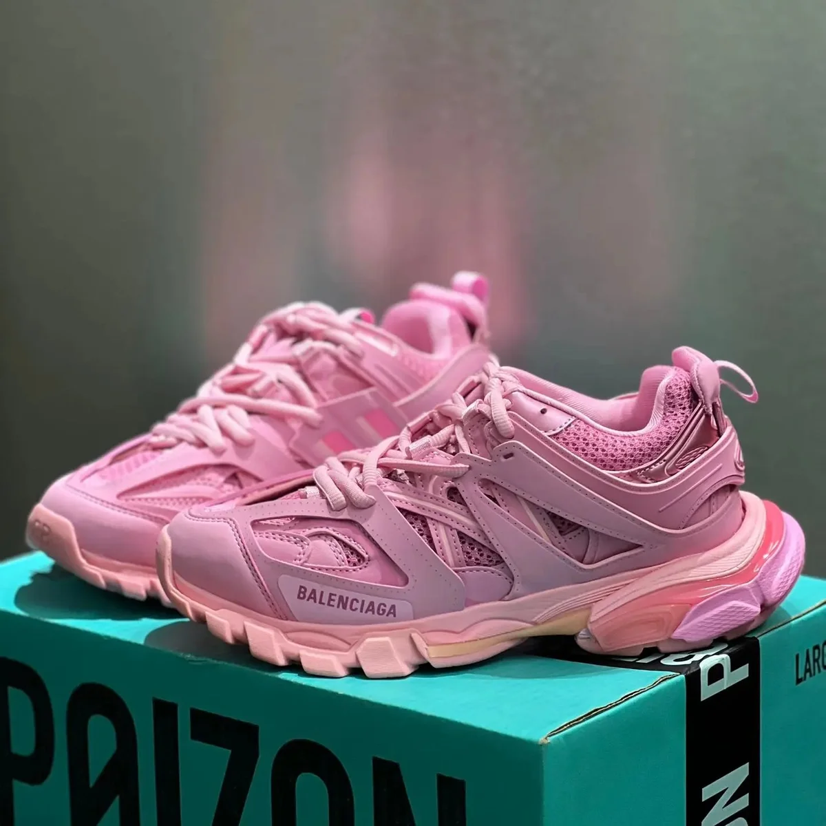 Balenciaga Balenciaga Track Triple Pink Sneakers Pink - 1
