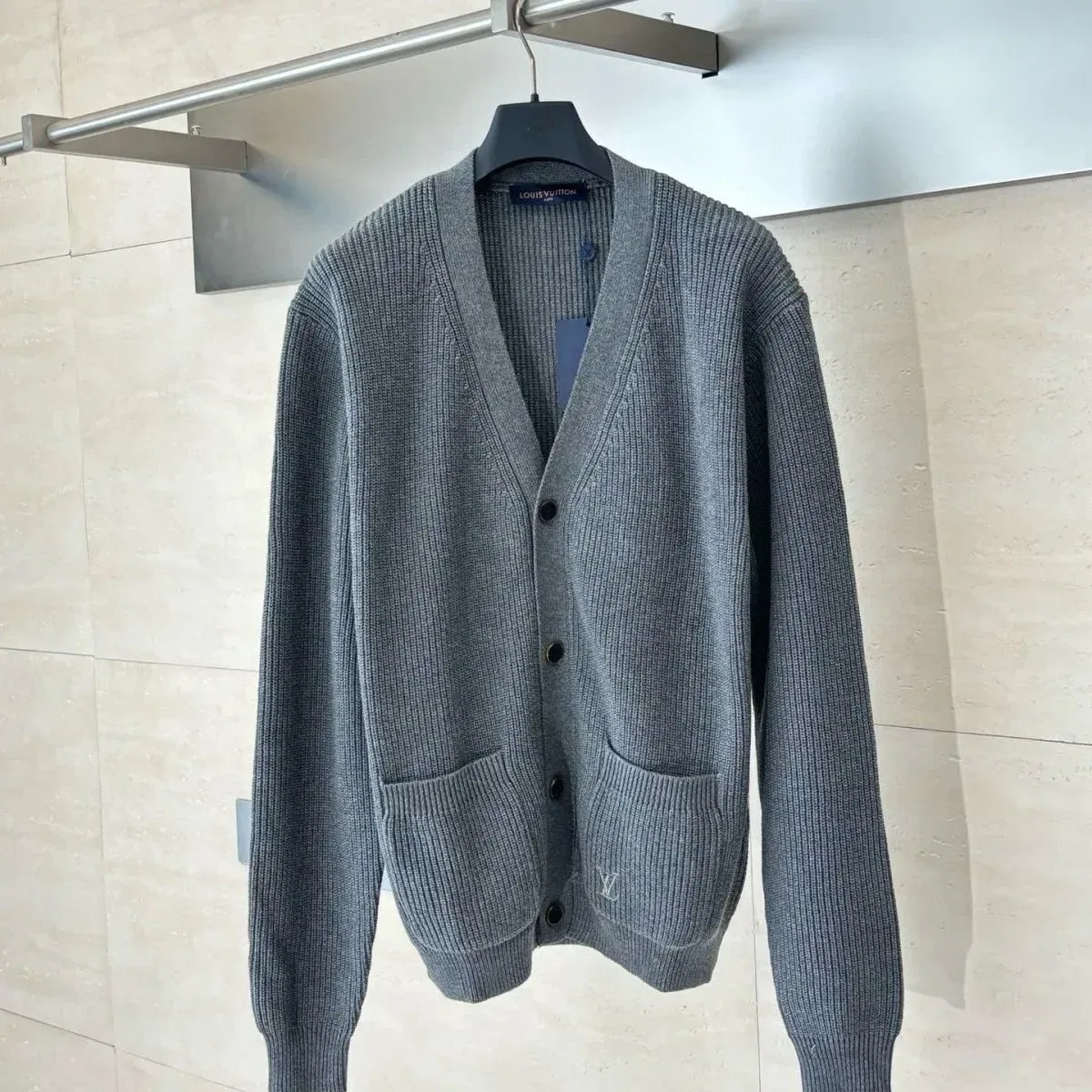 Louis Vuitton Louis Vuitton LV 19 Grey Cardigan Grey