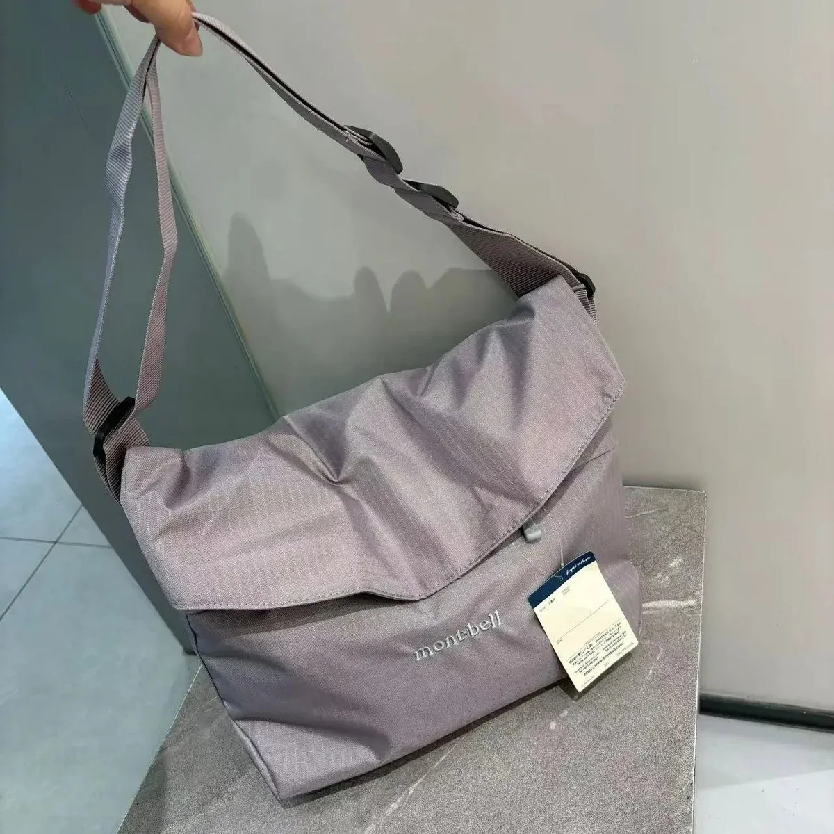 Montbell Montbell Nylon Messenger Bag Dusty Purple Purple - 1