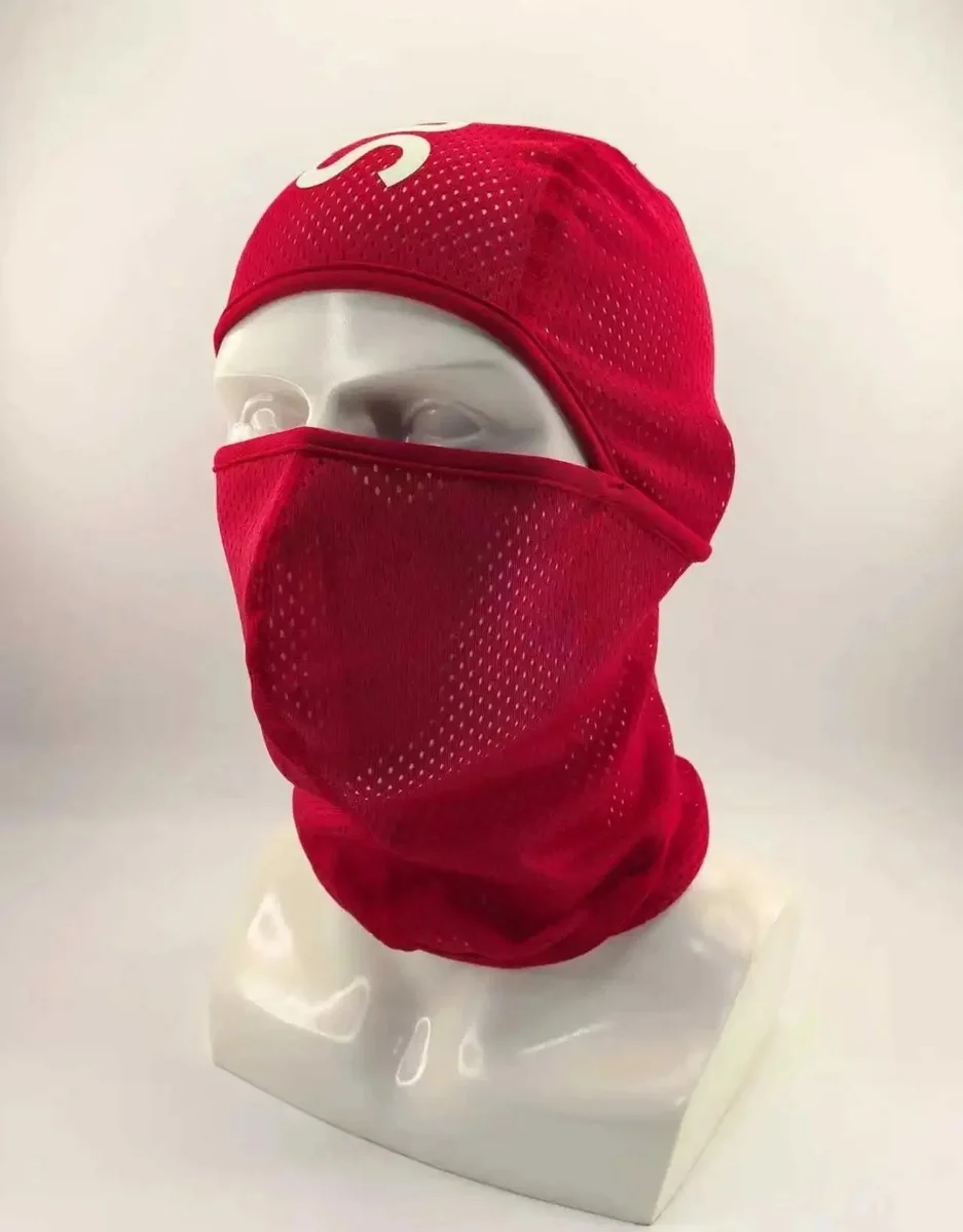 Supreme Supreme Red Mesh Balaclava Headwear Red - 1