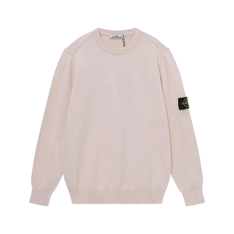 Stone Island Stone Island 68-15 Pink Round Neck Sweater Pink