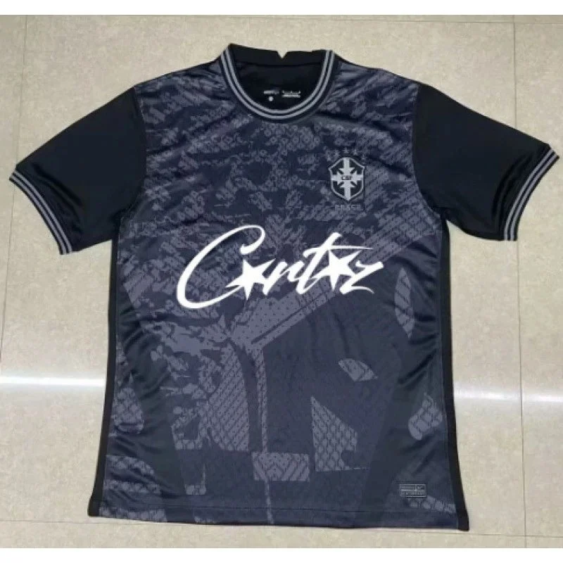 Corteiz Corteiz Brazil Black Jersey Football Shirt Black - 1