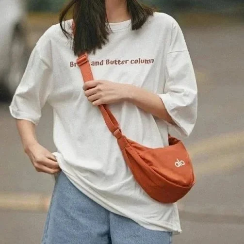 Other Unisex White 'Bread and Butter' T-Shirt with Orange Bag Orange - 1