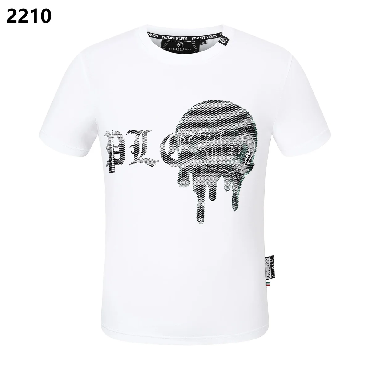Philipp Plein Philipp Plein Skull Logo T-Shirt White White - 1
