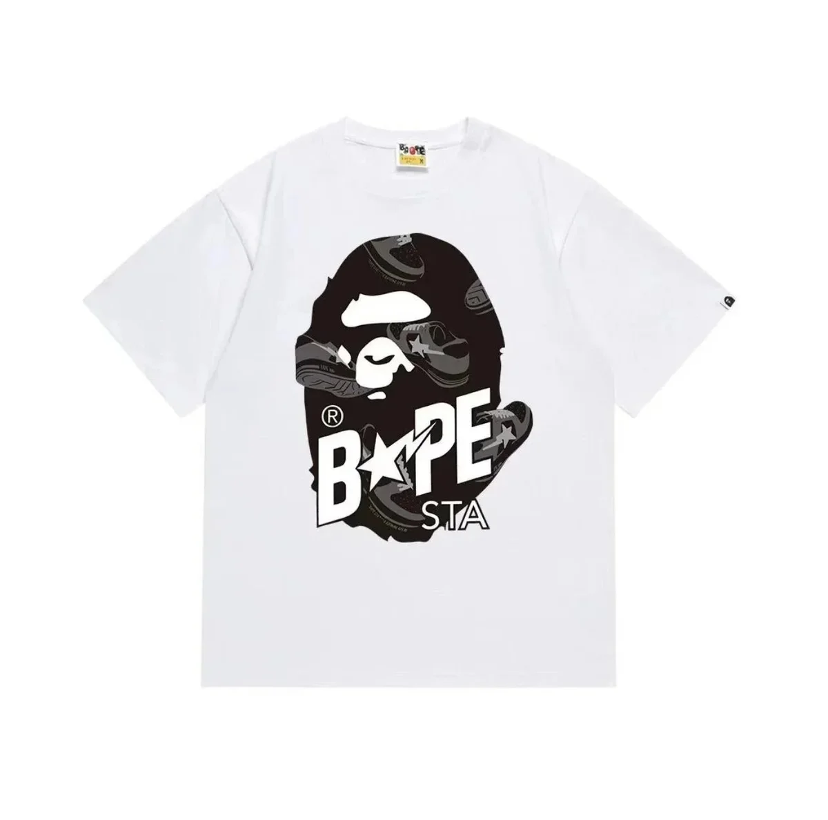 A Bathing Ape A Bathing Ape BAPE STA White T-Shirt White - 1