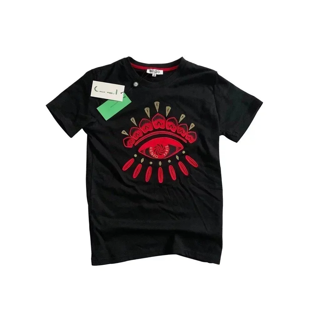 Kenzo Kenzo Eye Print Black T-Shirt Black - 1