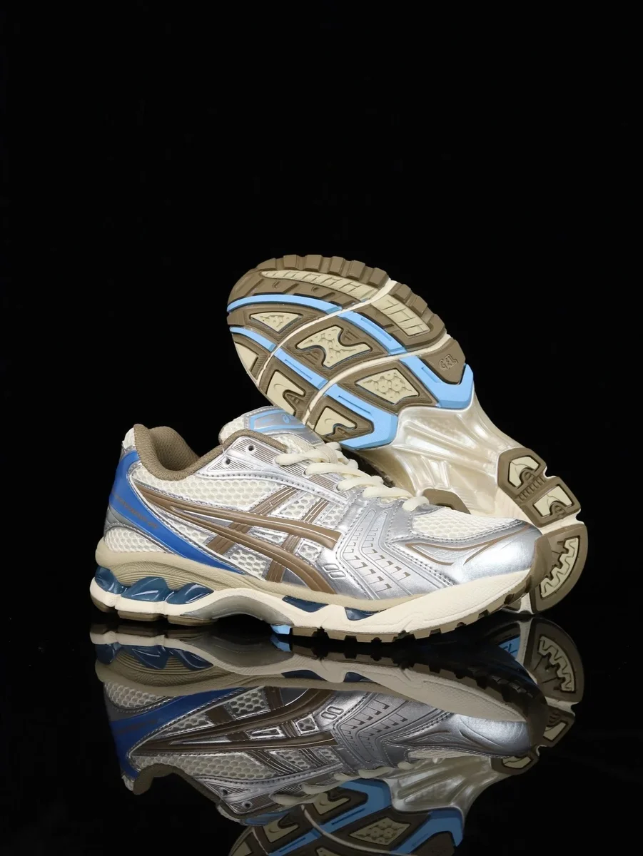 ASICS ASICS GEL-NYC 32-1202A056-113 Sail/Blue Running Sneakers Silver - 1