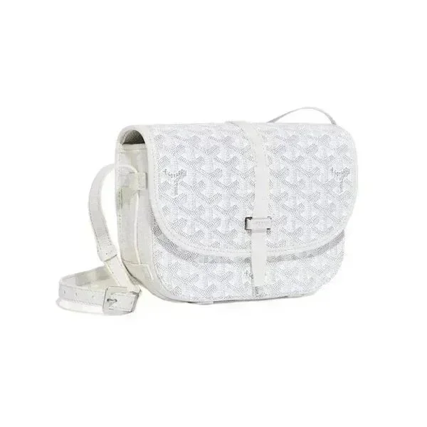 Goyard Goyard Saint Louis White Monogram Shoulder Bag White - 1