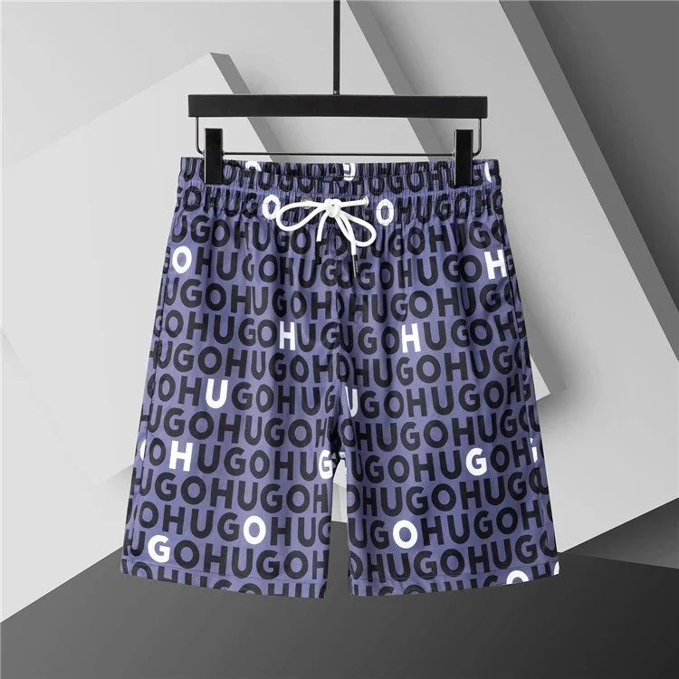 Hugo Boss Hugo Boss HUGO Letter Print Shorts Purple Purple