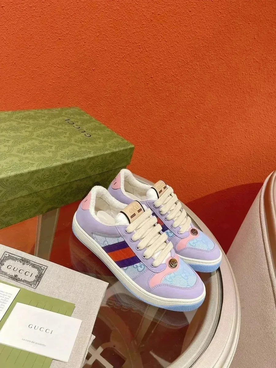 Gucci Gucci GG Supreme Pastel Multicolor Sneakers Multicolor