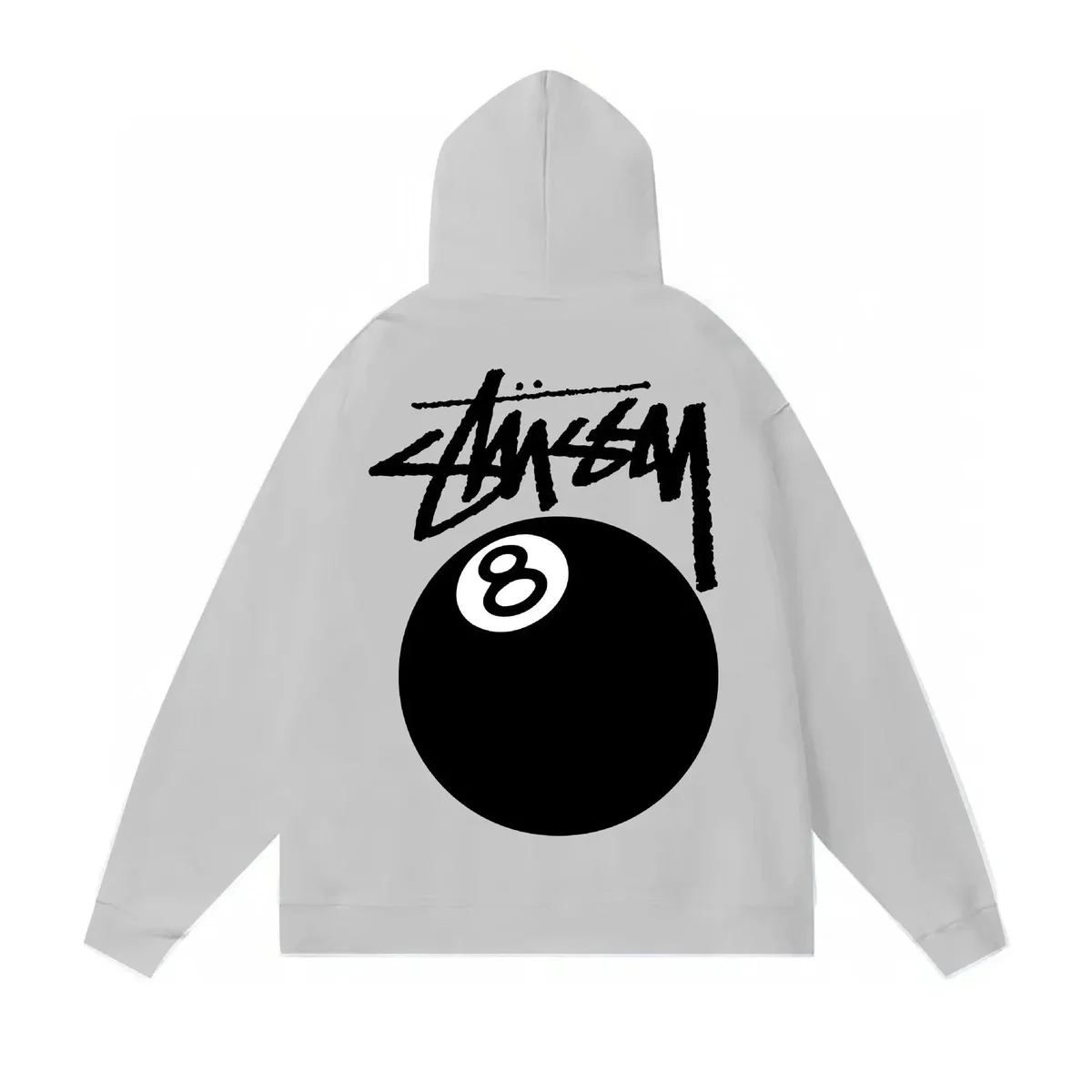 Stussy Stussy Stüssy 8-Ball Hoodie Grey Grey - 1