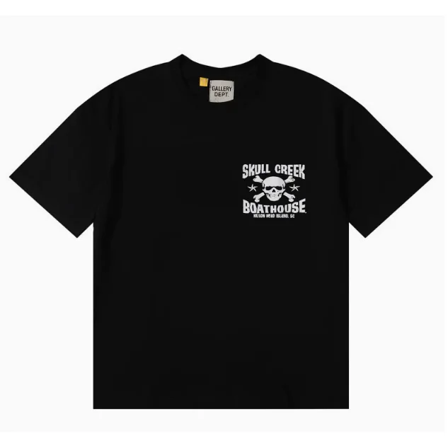 Gallery Dept. Gallery Dept. Skull Creek Boathouse Black T-Shirt Black - 1