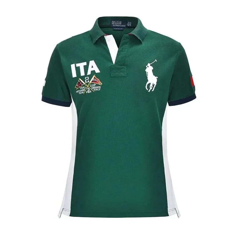 Polo Ralph Lauren Polo Ralph Lauren ITA Polo Shirt Green/White Green - 1