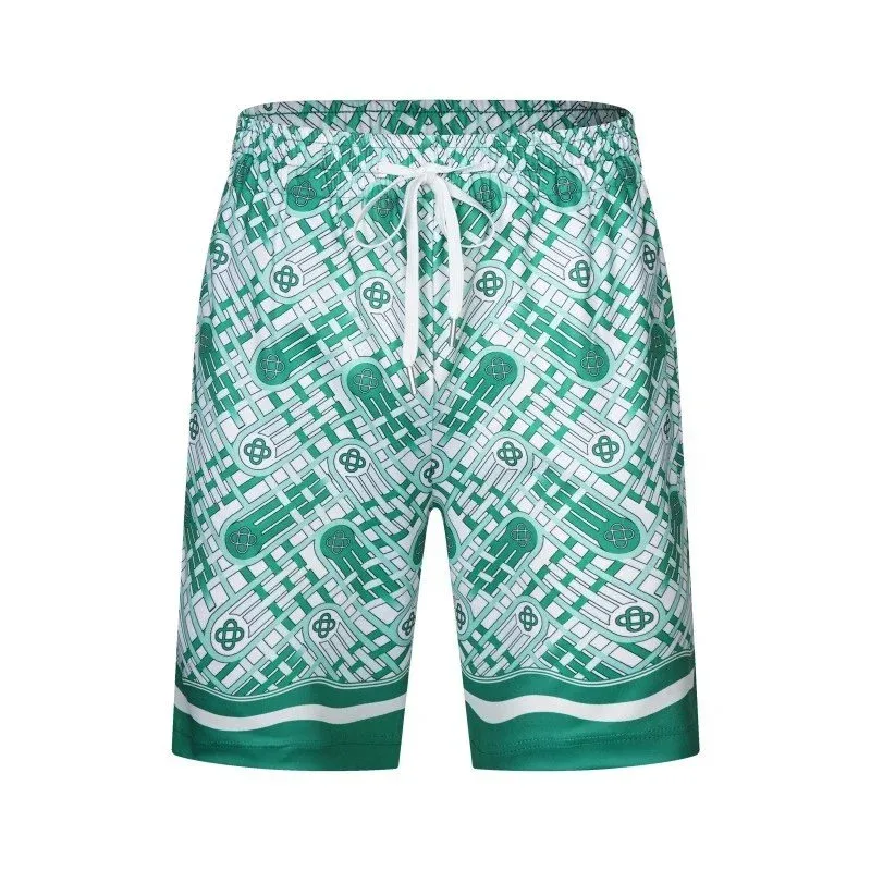 Maison Mihara Yasuhiro Mihara Yasuhiro Green Knot Print Shorts Green