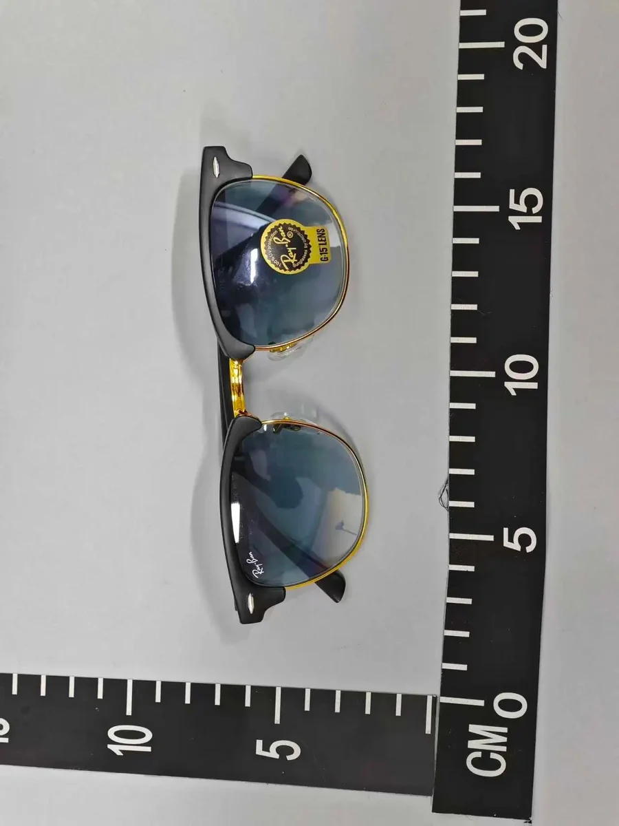 Ray-Ban Ray-Ban Clubmaster Black & Gold Sunglasses Black