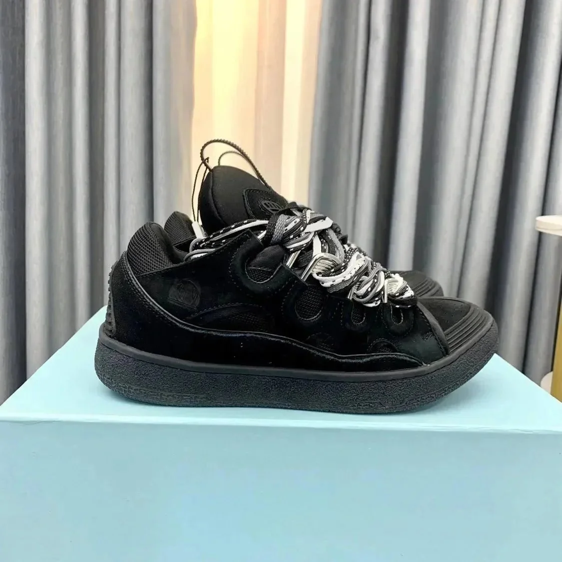 Other Black/Gray Layered Strap Sneakers Model 17 Black - 1
