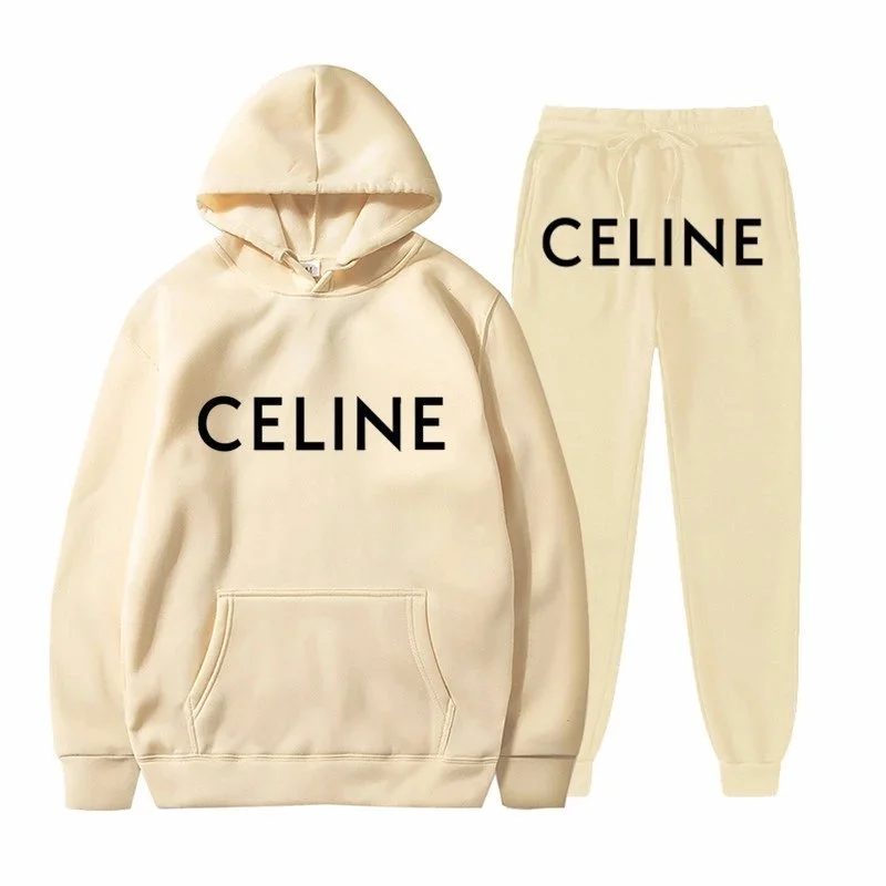 Celine Celine Cream Logo Co-ord Set Cream - 1