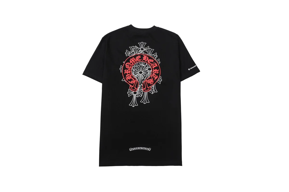 Chrome Hearts Chrome Hearts One Heart T-Shirt Black Black - 1