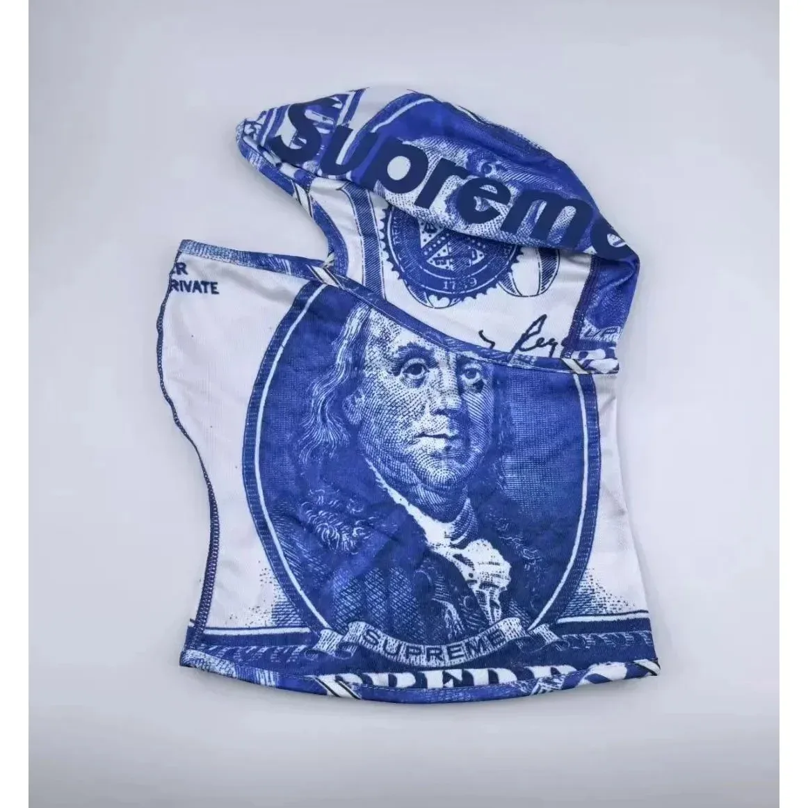 Supreme Supreme x The North Face Blue Money Print Hoodie Blue - 1
