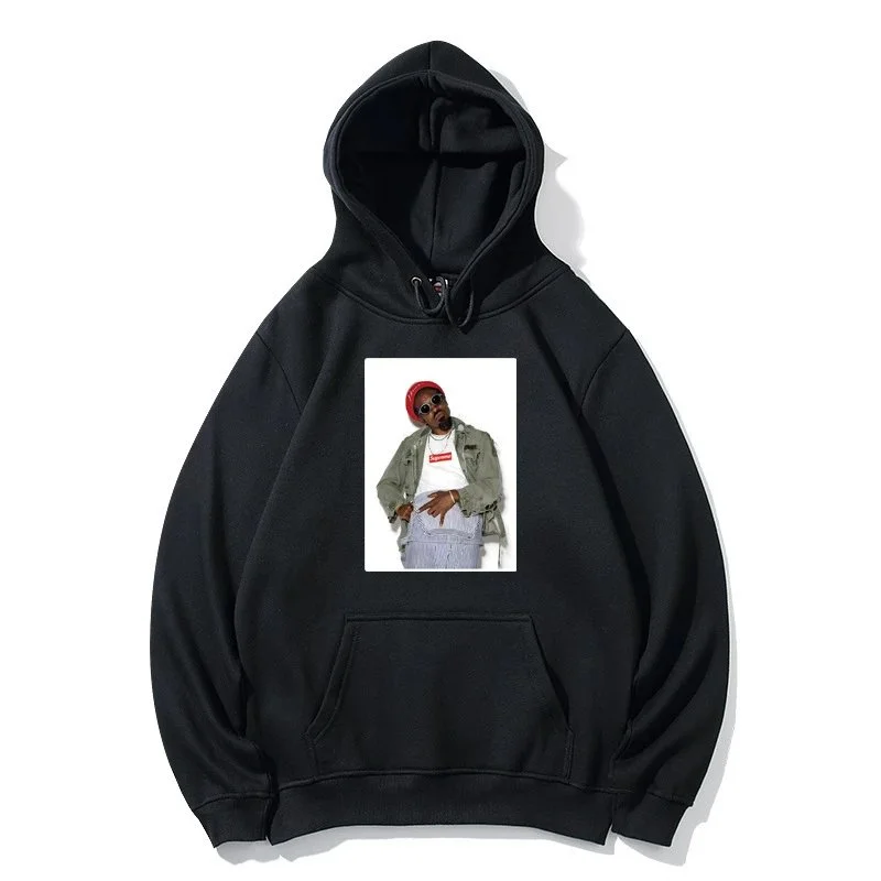 Other Black Celebrity Figure Hoodie Black - 1