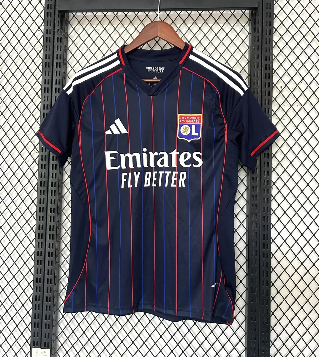 Adidas Adidas Olympique Lyonnais 25-26 Jersey Navy Blue Navy - 1