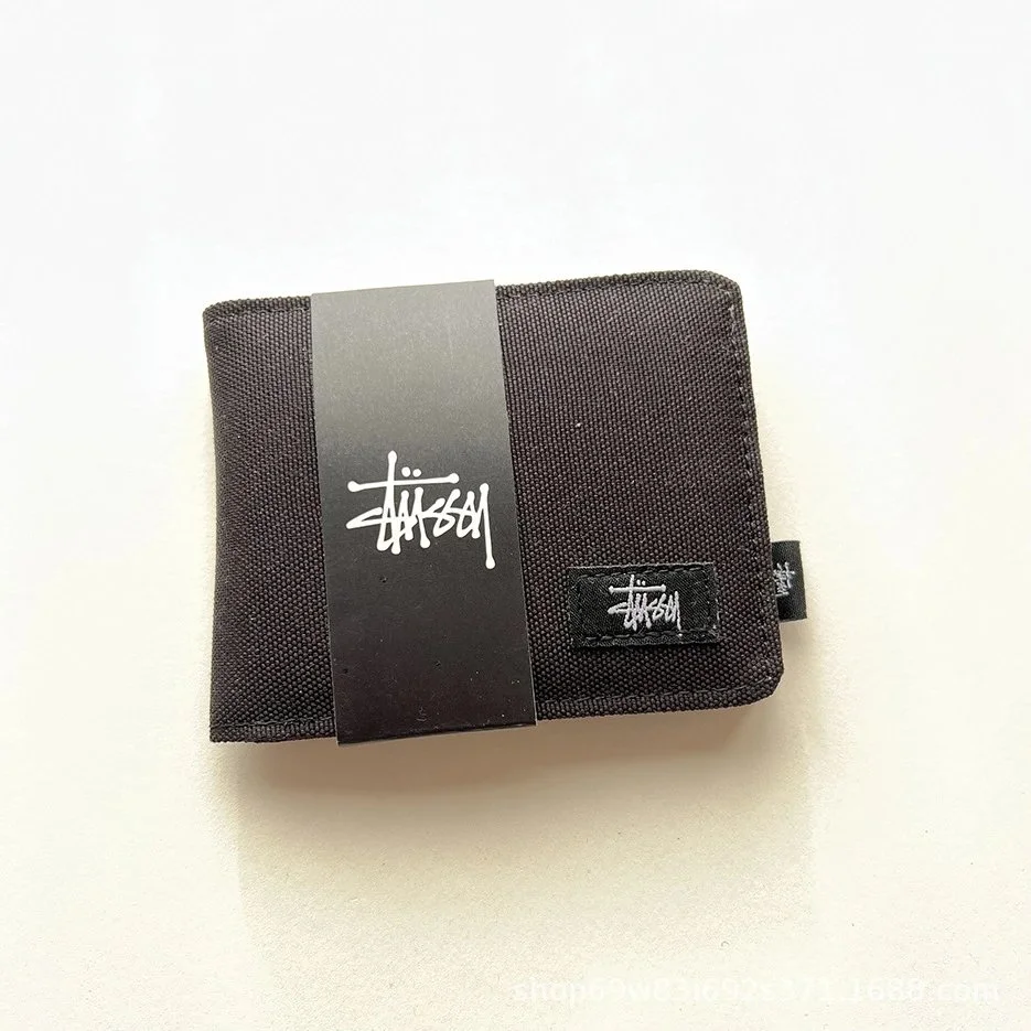 Stussy Stussy Stüssy Short Wallet Black Black - 1