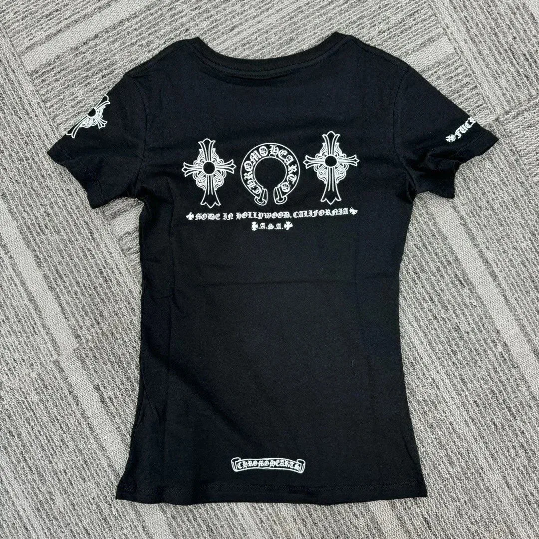 Chrome Hearts Chrome Hearts Home in Hollywood Black T-Shirt Black - 1