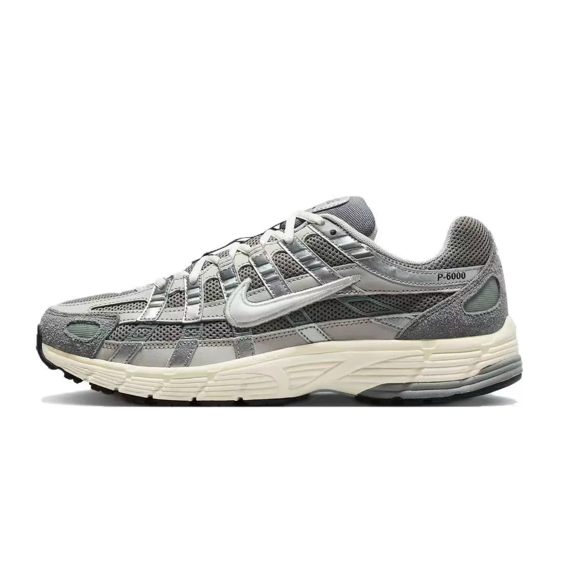 Nike Nike P-6000 Grey/White Sneaker Grey