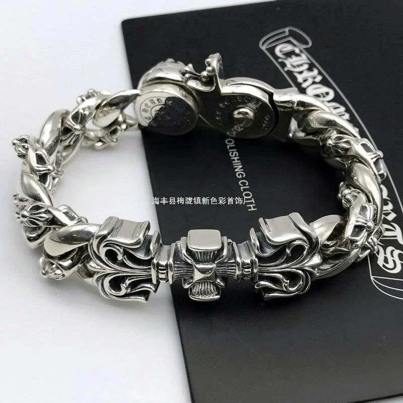 Chrome Hearts Chrome Hearts CH Cross Silver Bracelet Silver