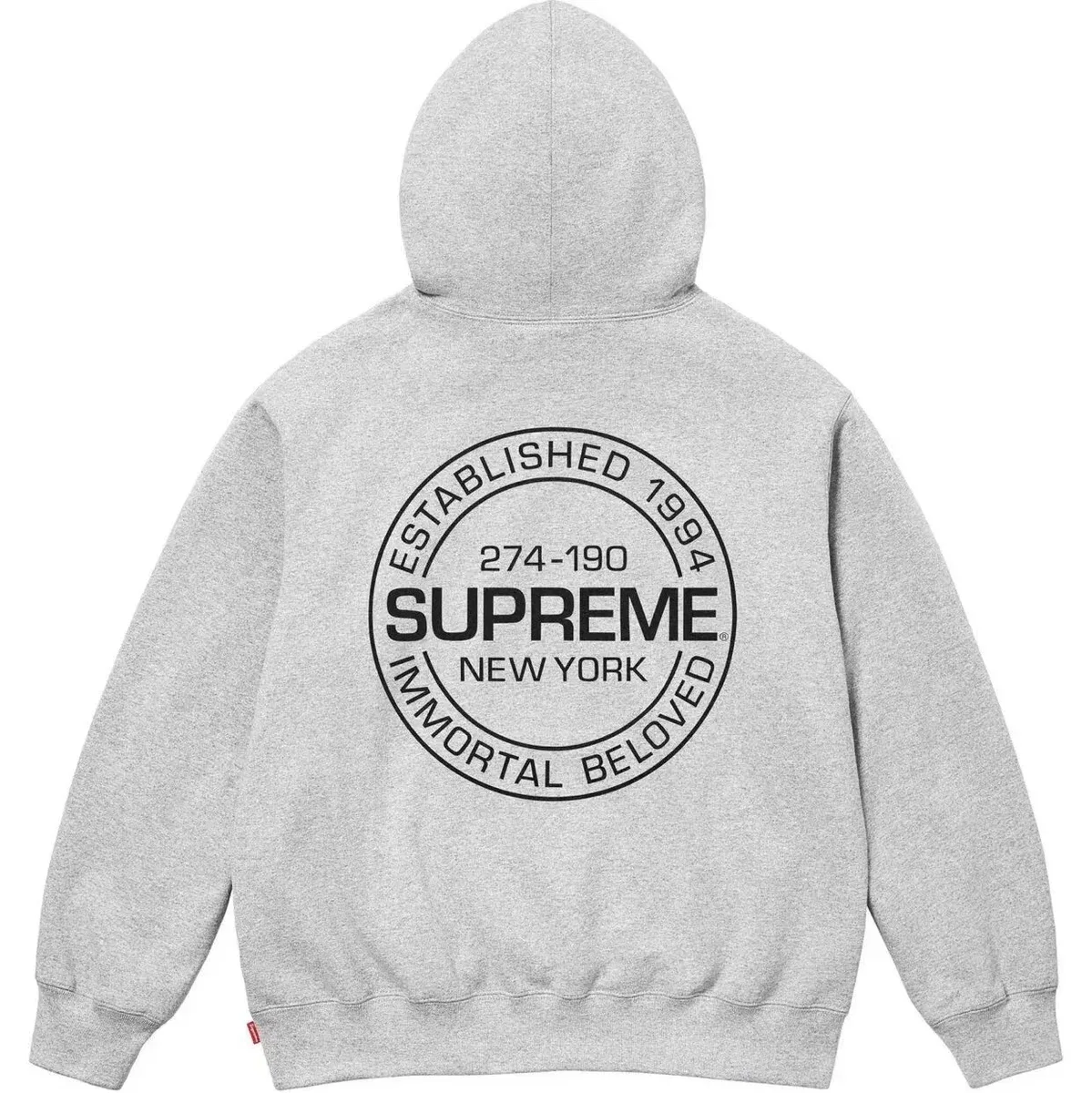 Supreme Supreme Box Logo Heather Grey Hoodie Grey
