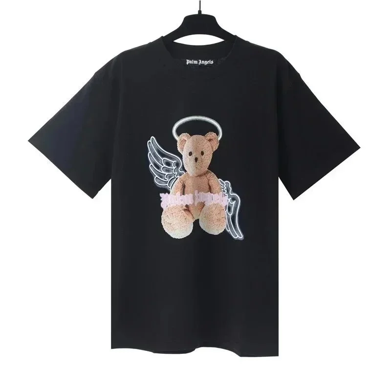 Palm Angels Palm Angels Bear Graphic Black T-Shirt Black - 1