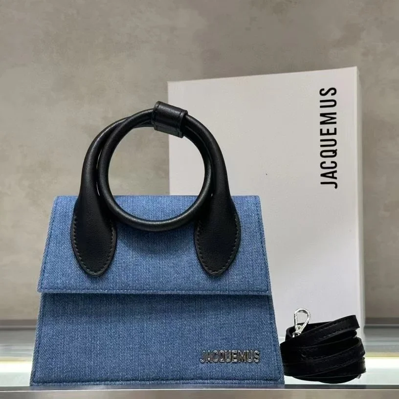 Jacquemus Jacquemus Le Chiquito Denim Blue Handbag Blue - 1