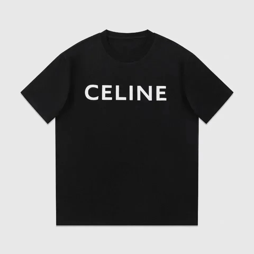 Celine Celine Classic Logo Black T-Shirt Black