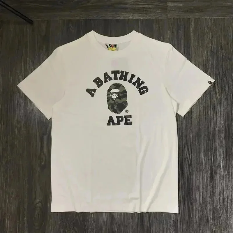 A Bathing Ape A Bathing Ape ABC Camo White T-Shirt White - 1