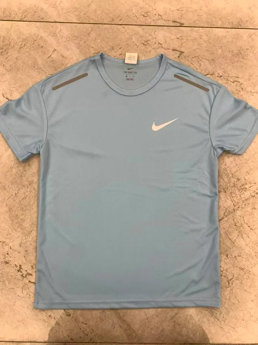 Nike Nike Light Blue Dry Fit T-Shirt Blue - 1