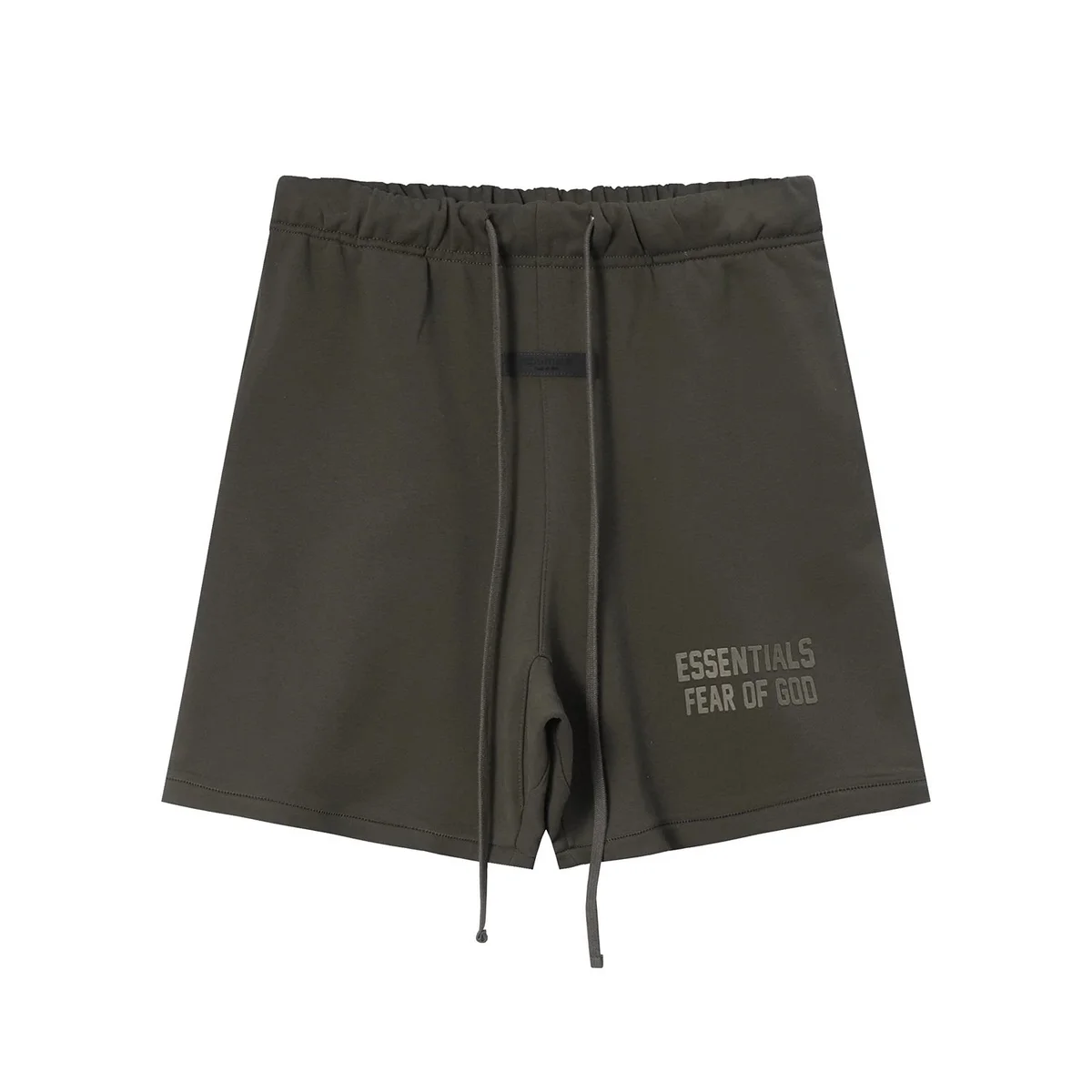 Fear of God Fear of God Essentials Olive Green Shorts Green - 1