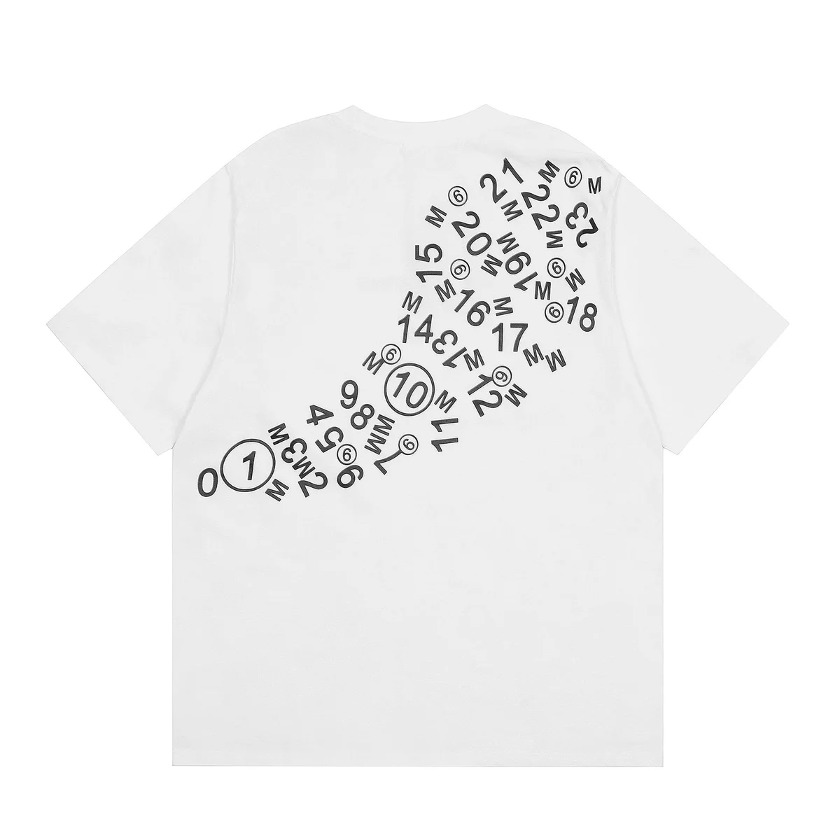 Maison Margiela Maison Margiela Tabi Graphic T-Shirt White White - 1