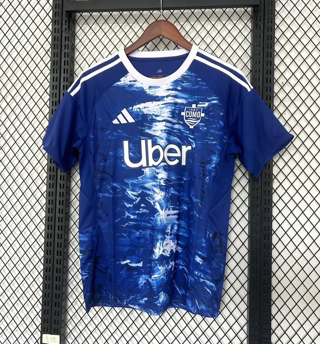 Adidas Adidas Como 25-26 Home Jersey Blue White Soccer Shirt Blue - 1