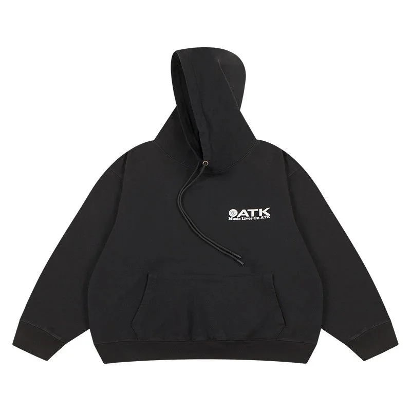 Other Oversized Black Hoodie Black - 1