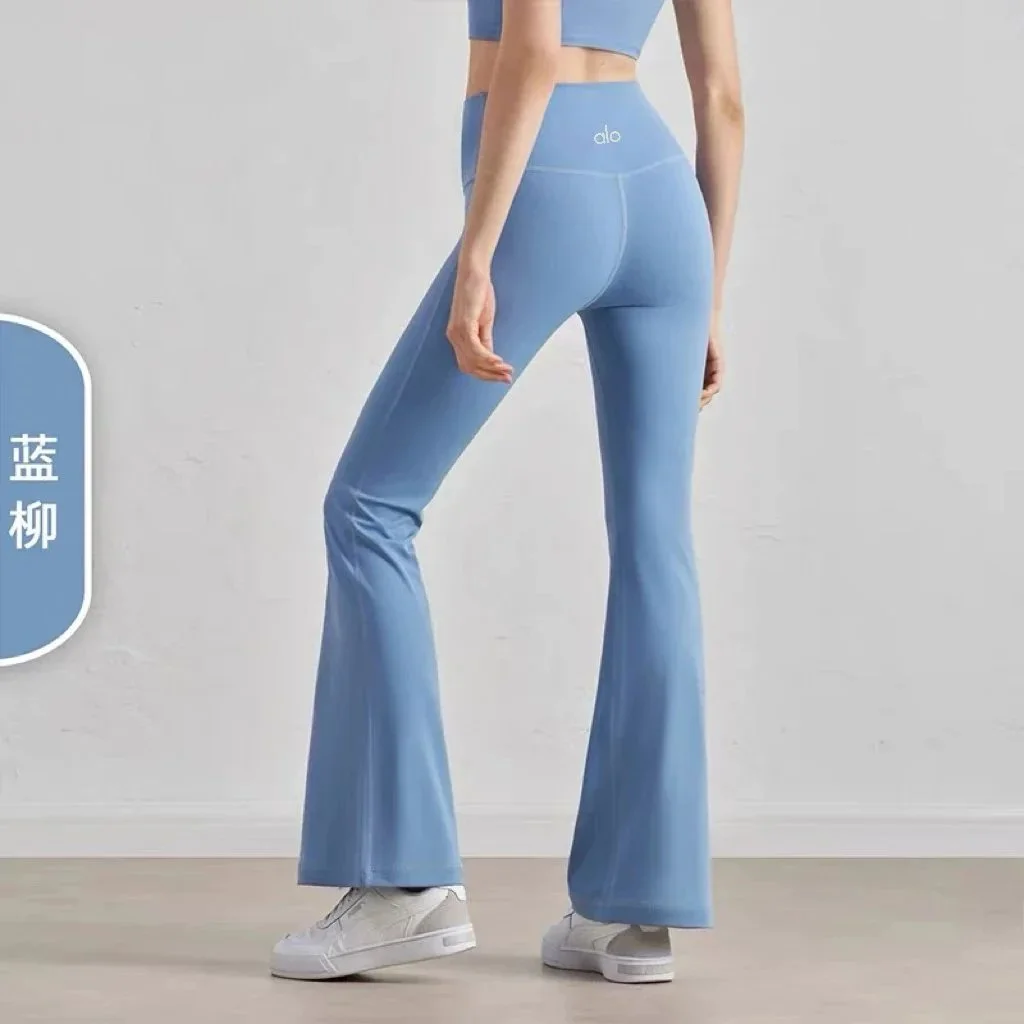 Alo Yoga Alo Blue Willow Yoga Pants Blue - 1